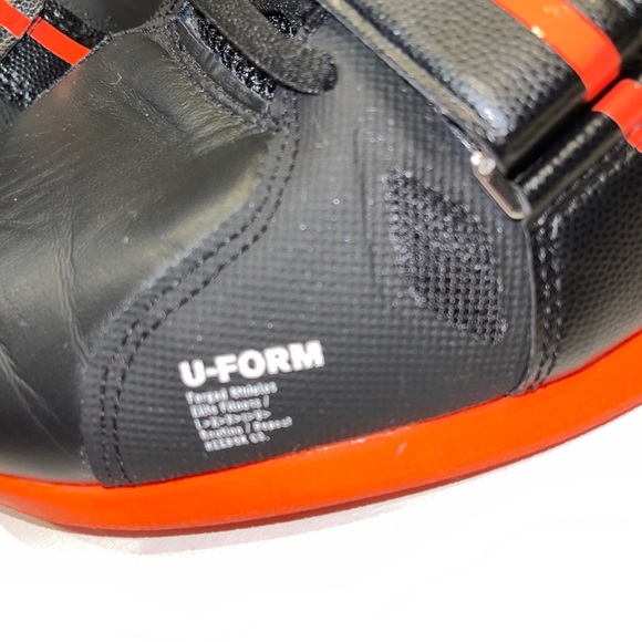 Reebok CrossFit men’s shoes in size 15, black and orange, NWOT, laced sneakers - Picture 2 of 16